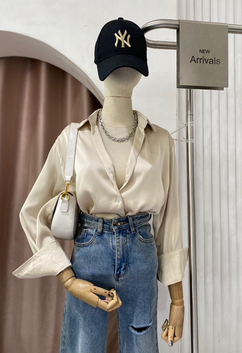 Casual Collar Down Formal Shirts